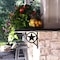 Ekena Millwork Austin Wrought Iron Bracket, (Single center brace), Antiqued Bronze 1 1/2"W x 10"D x 12"H BKTM01X10X12SAUABZ - alternate 4